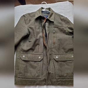 Mens American Eagle army green military jacket size L